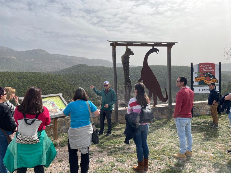 La Fundación Dinópolis forma sobre los recursos paleontológicos de la Comarca Gúdar-Javalambre a sus técnicos de turismo