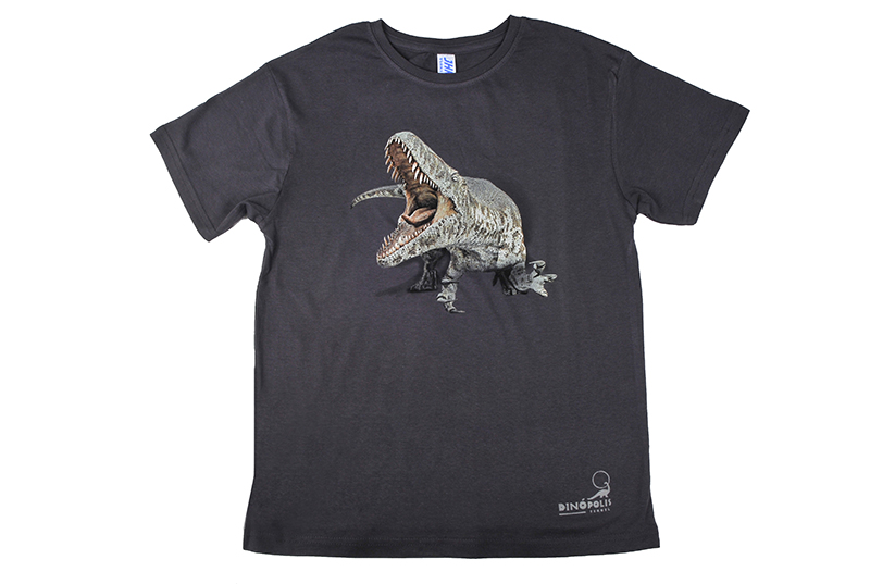 Camiseta torvosaurus niño denim