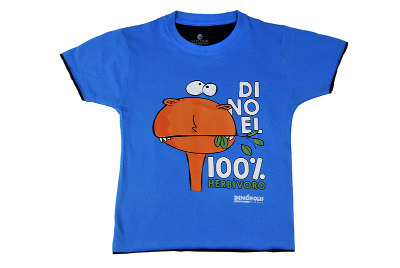 Camiseta Dinoel azul