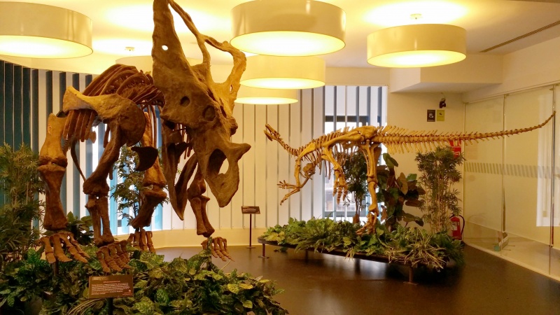 Dinópolis y ‘Jurassic World’ juntos en Telefónica Flagship Store en Madrid.