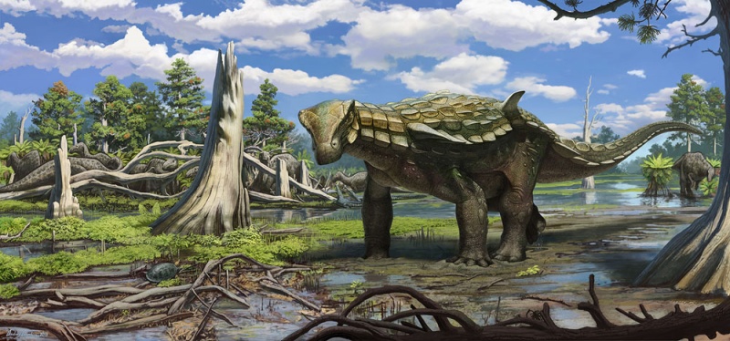 ¡El dinosaurio acorazado del carbón!