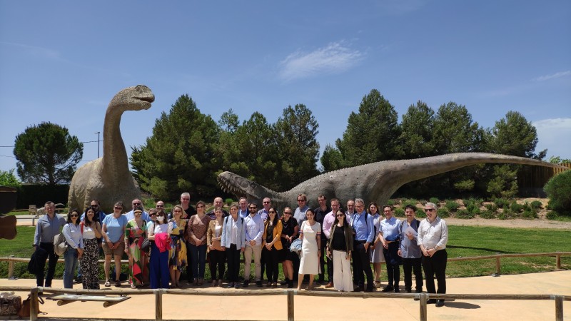 Los miembros del proyecto europeo SARURE visitan Dinópolis