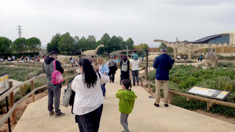 Territorio Dinópolis recibe 7.614 visitantes durante este puente de Todos los Santos