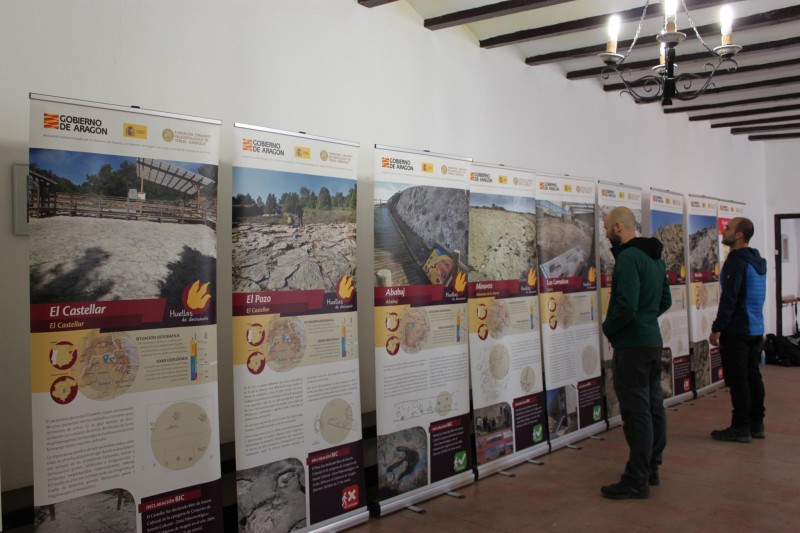 La exposición de la Fundación Dinópolis ‘Los yacimientos paleontológicos BIC de la provincia de Teruel