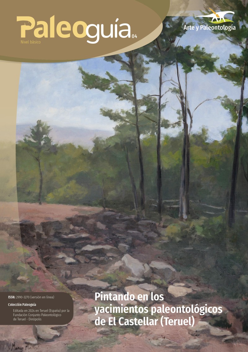 La Fundación Dinópolis edita un nuevo número de la serie ‘Paleoguías’ titulada, Pintando en los yacimientos paleontológicos de El Castellar (Teruel)