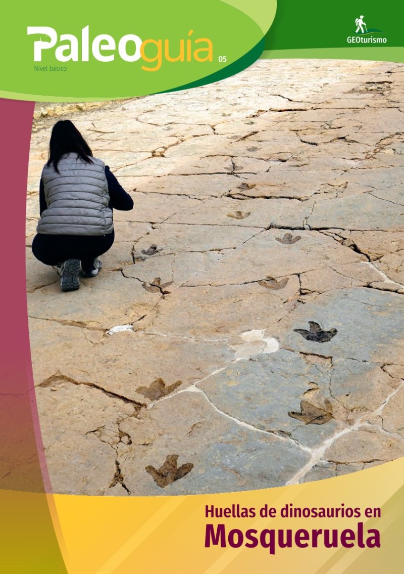 Las huellas de dinosaurios de Mosqueruela (Teruel) en una nueva ‘Paleoguía’ de la Fundación Dinópolis