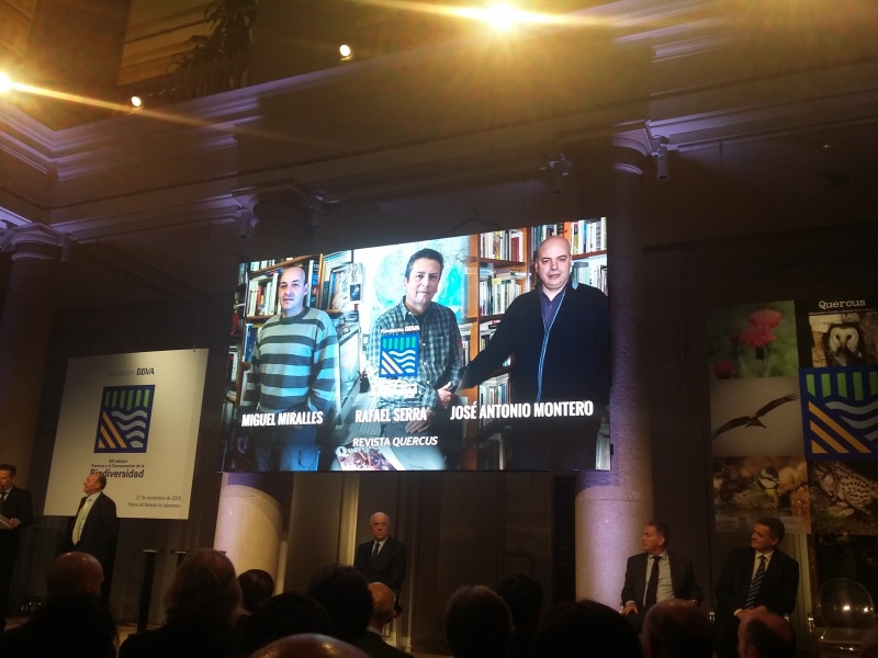 La revista Quercus recibe el Premio Fundación BBVA a la difusión del conocimiento y sensibilidad en conservación de la biodiversidad en España