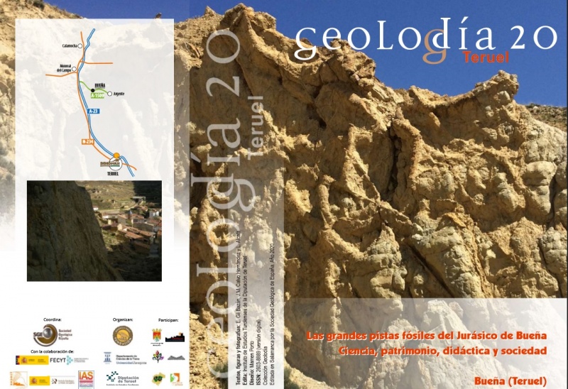 Teruel celebra “Geolodía 2020” desde casa ‘visitando’ las grandes pistas fósiles del Jurásico de Bueña.