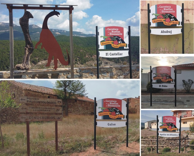 La Fundación Dinópolis lanza  “La Carretera de las Huellas de Dinosaurio” en Teruel