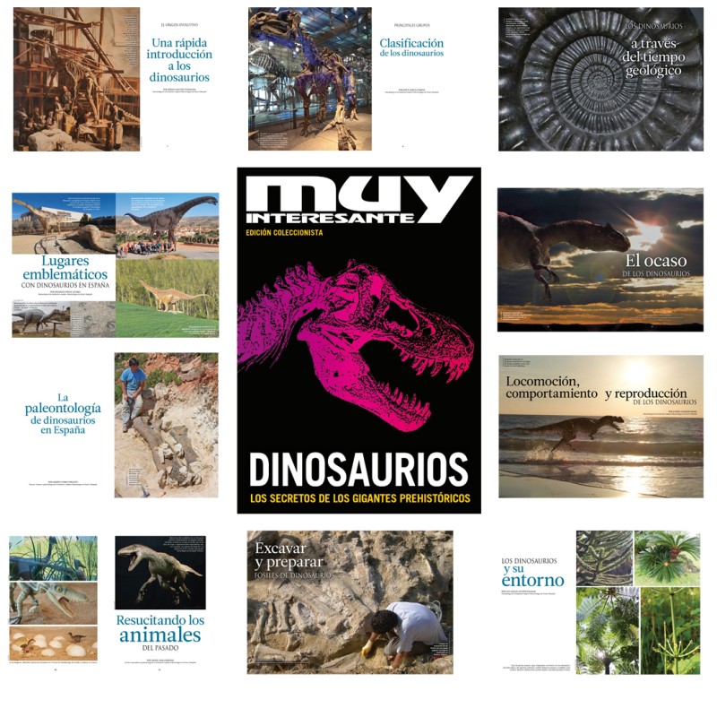 La FUNDACIÓN DINÓPOLIS realiza un volumen monográfico sobre dinosaurios de la revista ‘MUY INTERESANTE’