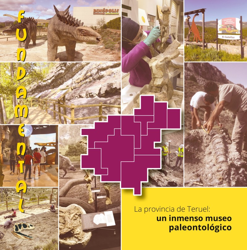 La provincia de Teruel vista como un inmenso Museo paleontológico en la última publicación de la Fundación Dinópolis