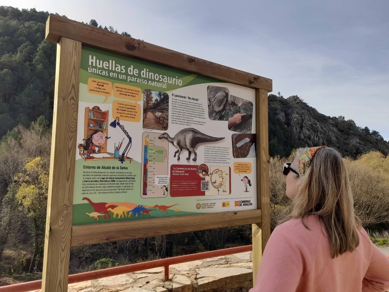 La Fundación Dinópolis amplia, con un recorrido alternativo, “La Carretera de las Huellas de Dinosaurio” en la provincia de Teruel