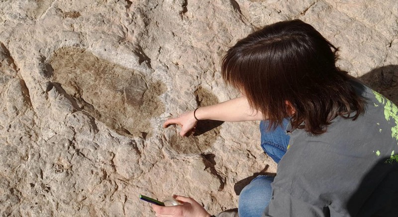 La Fundación Dinópolis sigue dando una “nueva visibilidad” a las huellas de dinosaurio en Teruel