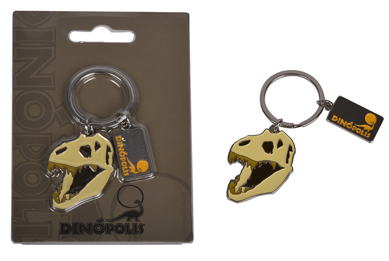 Llavero cráneo T-Rex