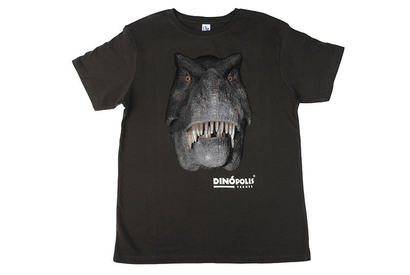 Camiseta Tyrannosaurus Rex adulto gris